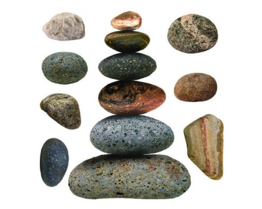 SS 3855 Stones kövek falmatrica
